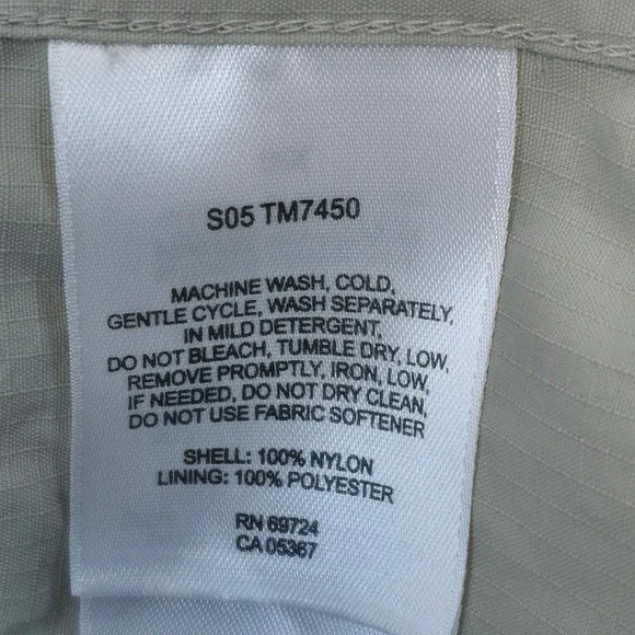 Columbia Men's M Button Up Long Sleeve Fishing Shirt Casual Work Outdoors Beige - Picture 7 of 9